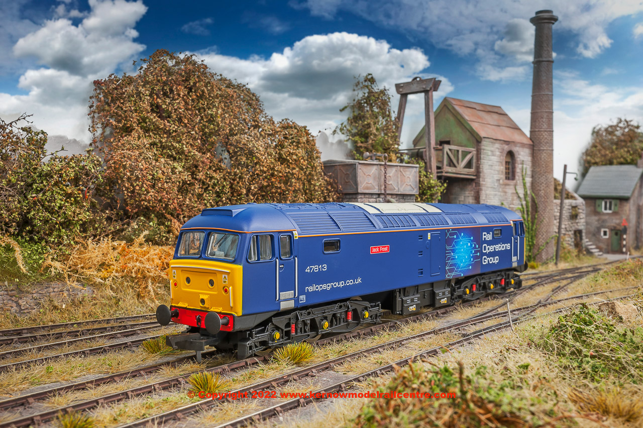 R30042TTS Hornby Railroad Plus Class 47 Diesel number 47 813 "Jack Frost" in Rail Operations Group livery  - Era 11